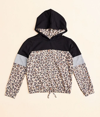 Girls - BKE Cheetah Print Hoodie