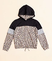 Girls - BKE Cheetah Print Hoodie