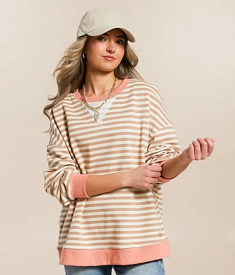 BKE Striped Knit Pullover