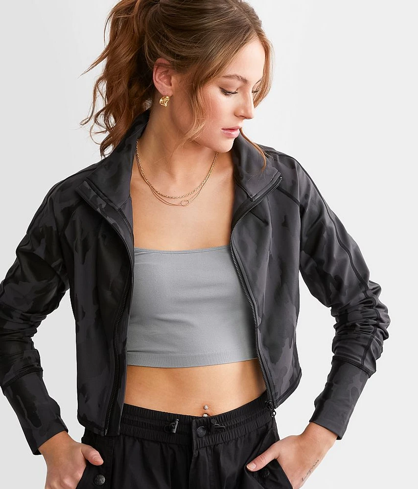 Mono B Camo Cropped Jacket