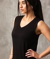 Eased V-Neck Tank Top
