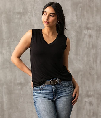 Eased V-Neck Tank Top