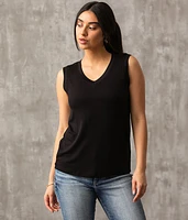 Eased V-Neck Tank Top