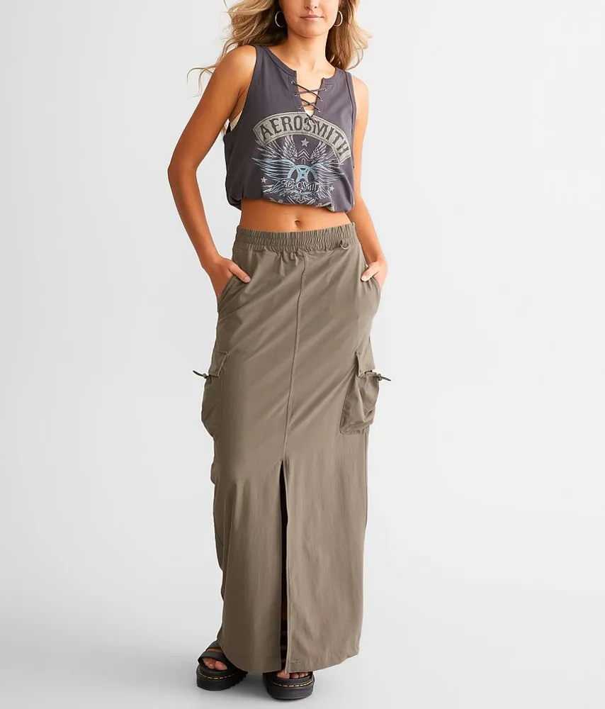 Mono B Cargo Maxi Skirt