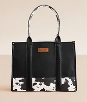 Wrangler Cow Print Structured Tote