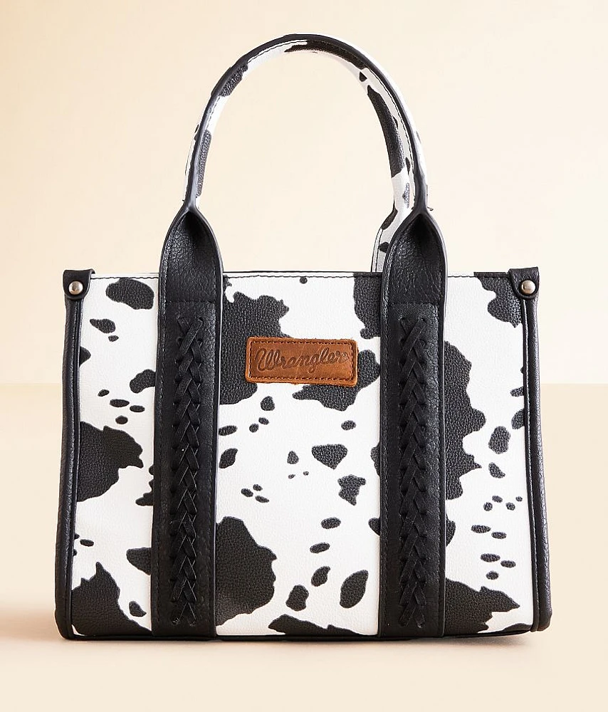 Wrangler Cow Print Structured Purse