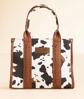 Wrangler Cow Print Structured Purse