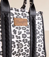 Leopard Print Structured Purse