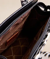 Leopard Print Structured Purse