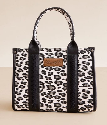 Leopard Print Structured Purse