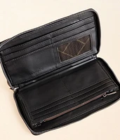 Cow Print Wristlet Wallet