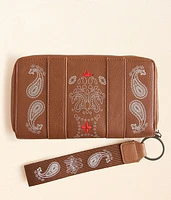 Paisley Print Wallet