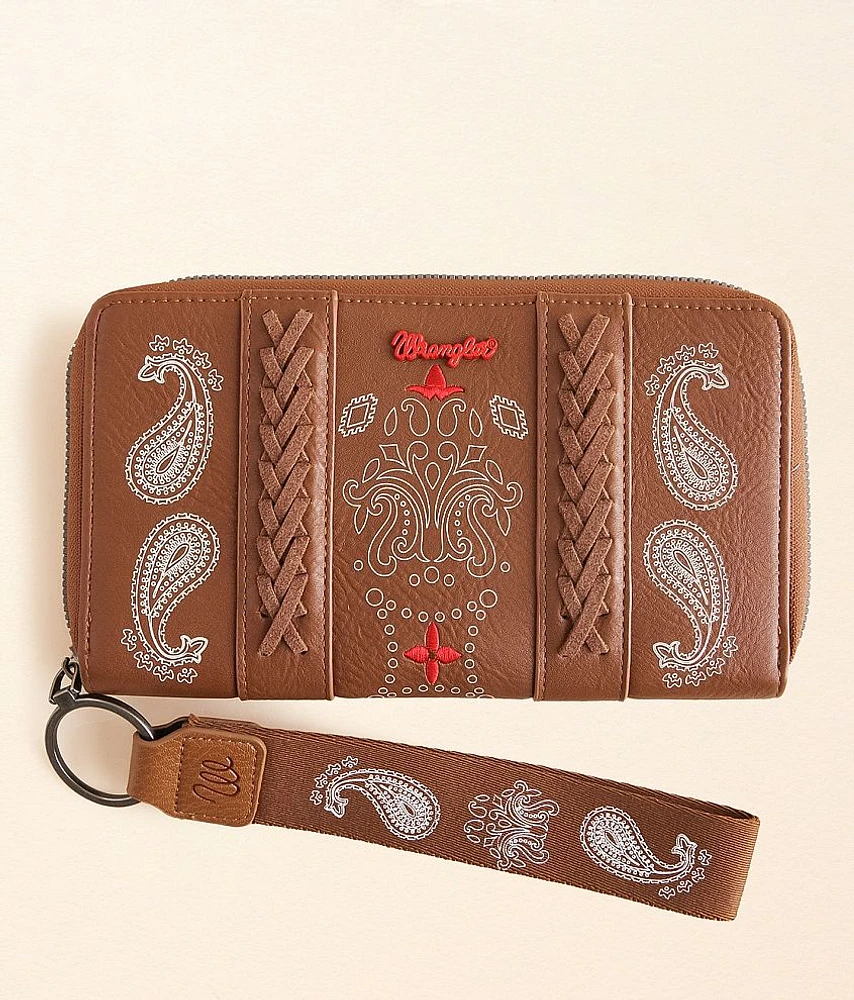 Wrangler Paisley Print Wallet