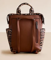 Pieced Leopard Backpack