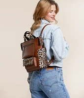 Pieced Leopard Backpack