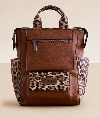 Pieced Leopard Backpack
