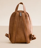 Denim Patchwork Mini Backpack