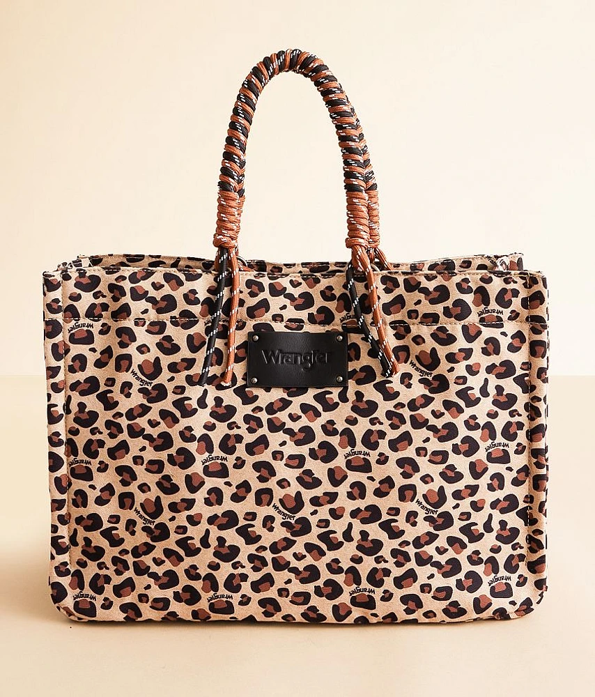 Wrangler Leopard Canvas Tote