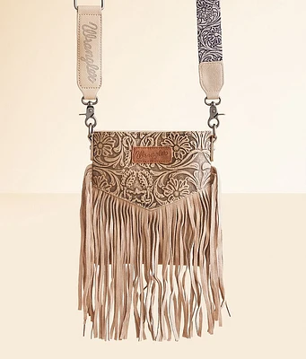 Wrangler Tooled Leather Fringe Purse