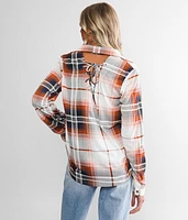 Plaid Knit Shirt