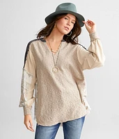 Pieced Knit Top