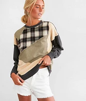 BKE Mixed Plaid Pullover