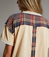 Raw Edge Flag Patch T-Shirt