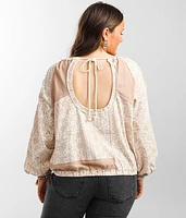 Open Back Tie Top