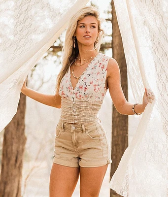 Mixed Print Tank Top