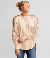 Pieced Crochet Top