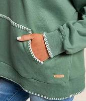 Whipstitch Hooded Sweatshirt