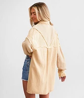 Pieced Boyfriend Shirt
