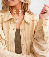 Pieced Boyfriend Shirt