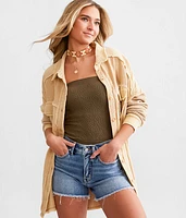 Pieced Boyfriend Shirt