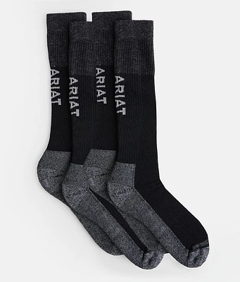Ariat 2 Pack Ven TEK Western Boot Socks