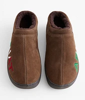 Logo Leather Clog Slipper