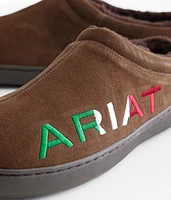 Logo Leather Clog Slipper