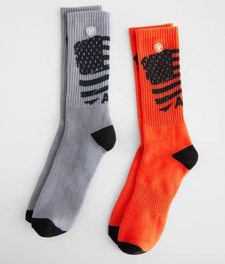 Ariat 2 Pack Patriot Work Socks