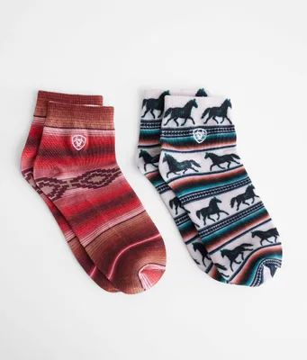 Ariat 2 Pack Serape Horse Socks