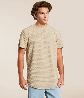 Nubby Fleece Textured T-Shirt