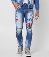 Smoke Rise Ferry Blue Taper Stretch Jean