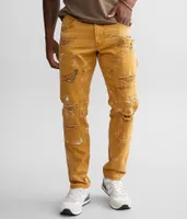 Smoke Rise Pieced Taper Stretch Jean