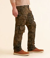Coated Straight Cargo Stretch Jean