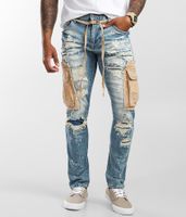 Smoke Rise Brighton Cargo Taper Stretch Jean