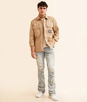 Denim Over Shirt
