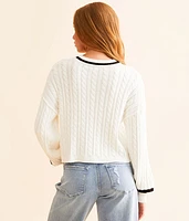 FITZ + EDDI Chunky Cable Knit Sweater
