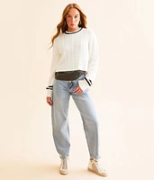 FITZ + EDDI Chunky Cable Knit Sweater