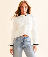 FITZ + EDDI Chunky Cable Knit Sweater