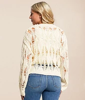 Diamond Cropped Sweater