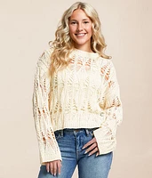 Willow & Root Diamond Cropped Sweater